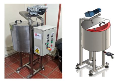 Mezclador y homogeneizadora miel (Apicultura)