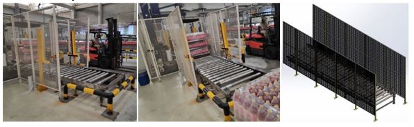 Transporte:  Transportadores de rodillo