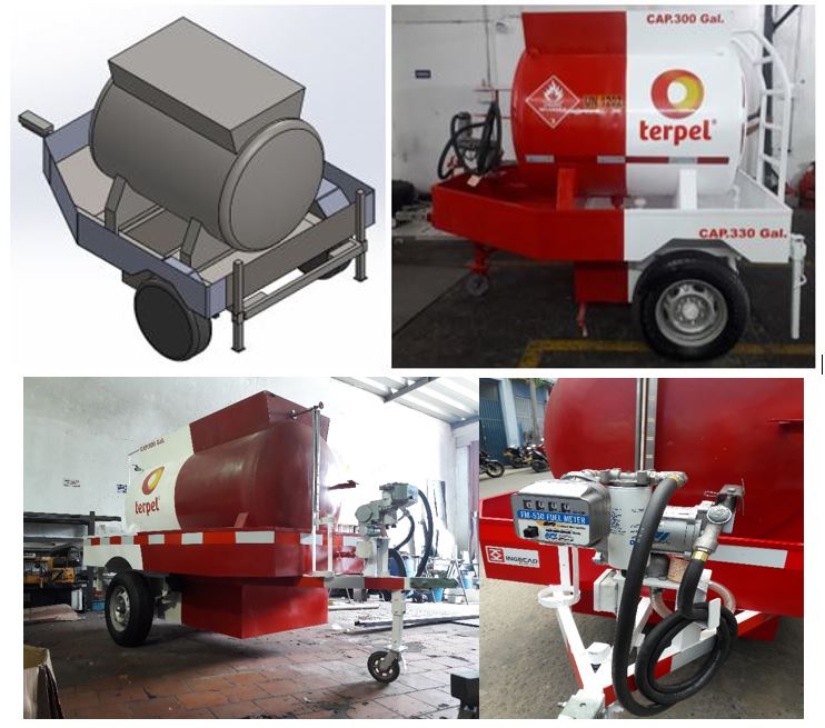 Adecuación sistema antiderrames tanques móviles