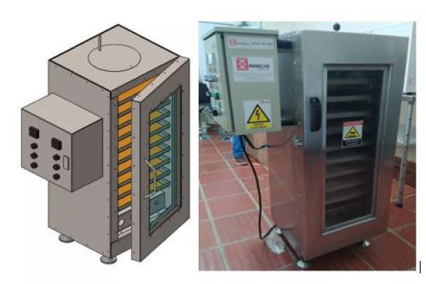 Horno secador de apicultura