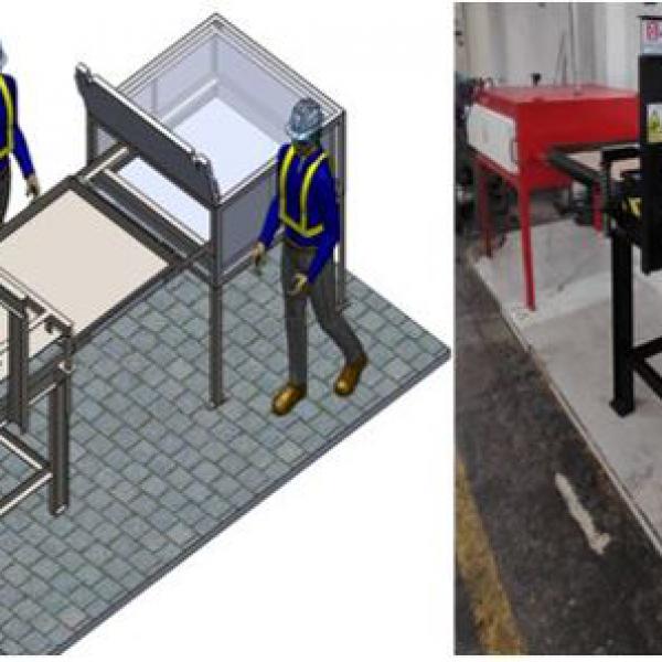Horno y prensa para tablas aglomeradas