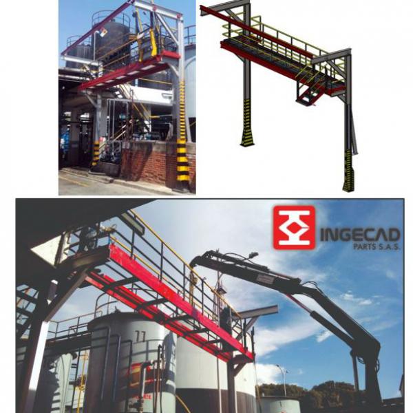 Plataforma de isotanques y camión cisterna