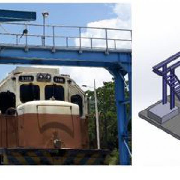 Puente de inspección de vagones